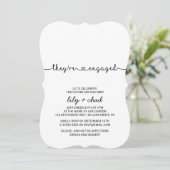 ラブハート婚約パーティ 招待状 (スタンド正面)