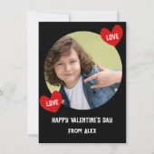 ラブハート少年の教室フォトバレンタインデー シーズンカード (正面)