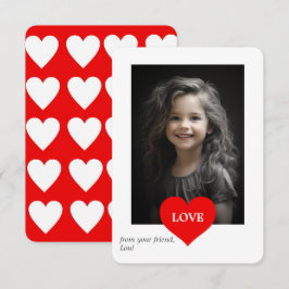 ラブハート教室の写真 バレンタインデー サンキューカード