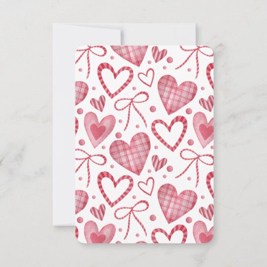 ラブハート教室フォトバレンタインデイカード サンキューカード (裏面)