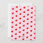 ラブハート教室フォトバレンタインデイカード シーズンカード (裏面)