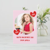 ラブハート教室フォトバレンタインデイカード シーズンカード (スタンド正面)