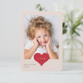 ラブハート教室フォトバレンタインデー サンキューカード (スタンド正面)