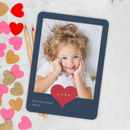 ラブハート教室フォトバレンタインデー サンキューカード