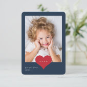 ラブハート教室フォトバレンタインデー サンキューカード (スタンド正面)