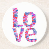 ラブハート文字コースター コースター (正面)