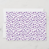 ラブハート柄のオリジナル名入れ ノートカード (裏面)