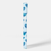 ラブハート水色ブルー Case-Mate iPhoneケース (裏面 / 右)