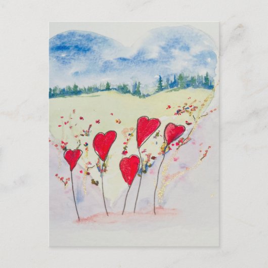 ラブハート永遠 ポストカード (正面)