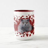 ラブハート猫 マグカップ (中央)