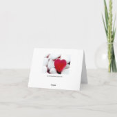 ラブハート甘いグリーティングカード シーズンカード (裏面)