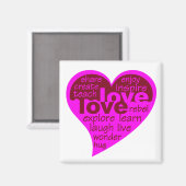 ラブハート磁石 マグネット (正面/裏面)