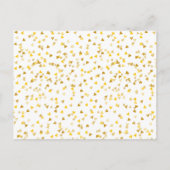 ラブハート紙吹雪カレンダー日付の保存 案内ポストカード (裏面)