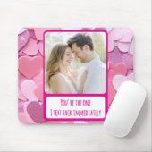 ラブハート紙吹雪I文字バック マウスパッド (マウス)