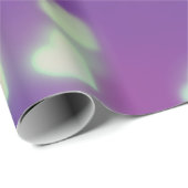 ラブハート紫ピンクかわいい魔法の《写真》ぼけ味ライト ラッピングペーパー (ロールコーナー)