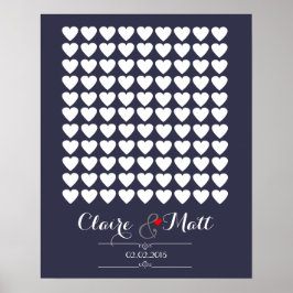 ラブハート結婚の調印客本海軍 ポスター