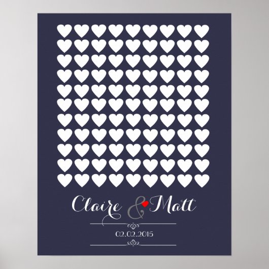 ラブハート結婚の調印客本海軍 ポスター (正面)