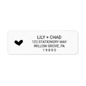 ラブハート結婚ズ ラベル (正面)