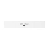 ラブハート結婚式招待状ベリーバンド 招待状ベリーバンド (フラット)