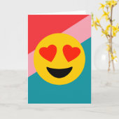 ラブハート絵文ストライプ字(グリーティングカ空白のード) カード (黄色い花)