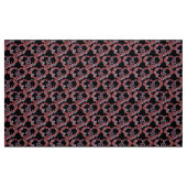 ラブハート音楽シンボルパターン ファブリック (ファットクウォーター)