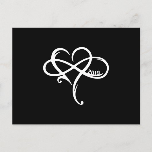 ラブハート2019バレンタインデーロマンチックギフトアイデア ポストカード (正面)