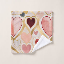 ラブハート ウォッシュタオル