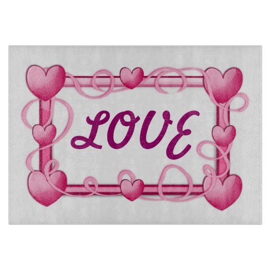 ラブハート カッティングボード (正面)