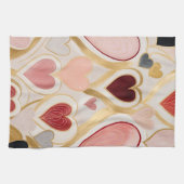 ラブハート キッチンタオル (横)