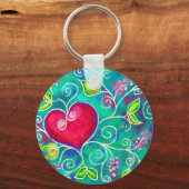 ラブハート キーホルダー (正面)