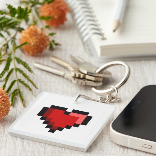 ラブハート キーホルダー (正面右)