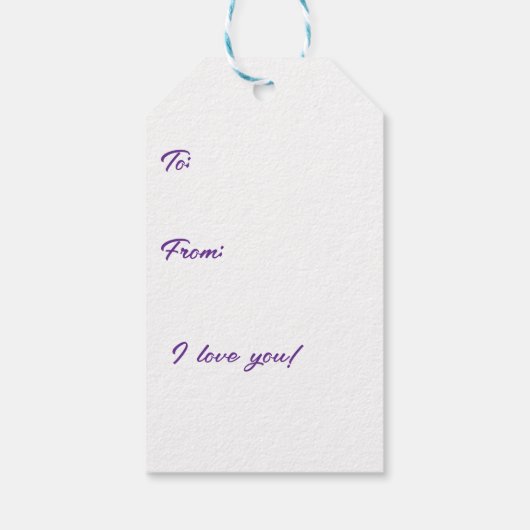 ラブハート ギフトタグ (裏面)