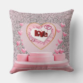 ラブハート クッション (裏面)