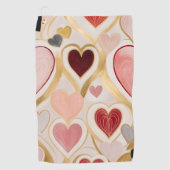 ラブハート ゴルフタオル (正面)