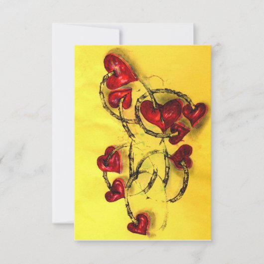 ラブハート サンキューカード (正面)