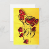 ラブハート サンキューカード (正面/裏面)