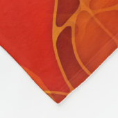 ラブハート – シームレスパターン9 フリースブランケット (角)