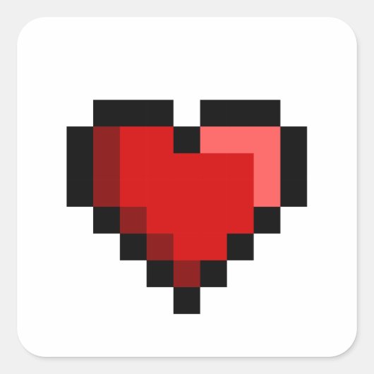 ラブハート スクエアシール (正面)