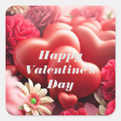 ラブハート スクエアシール (正面)