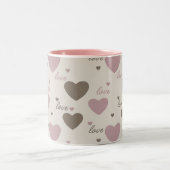 ラブハート ツートーンマグカップ (中央)