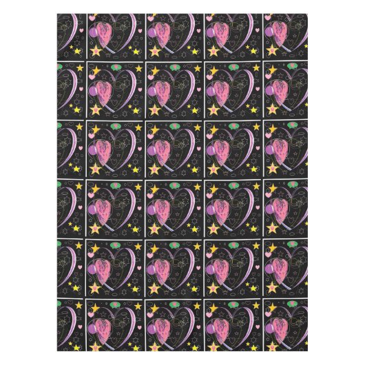 ラブハート テーブルクロス (正面)