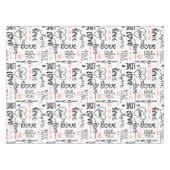 ラブハート テーブルクロス (正面(横))