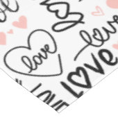 ラブハート テーブルクロス (アングル)