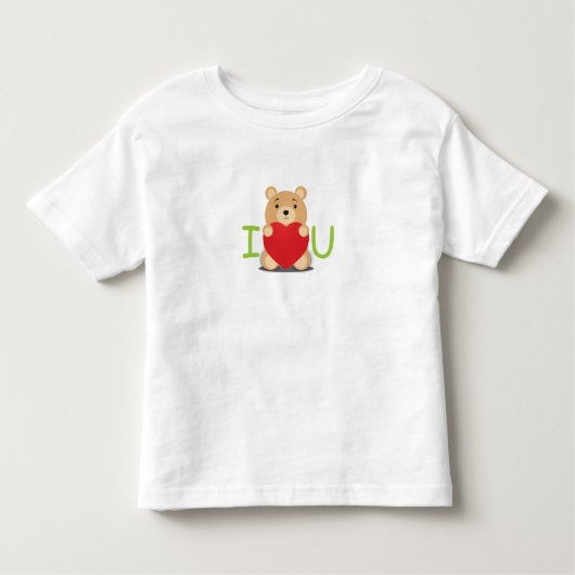 ラブハート トドラーTシャツ (正面)