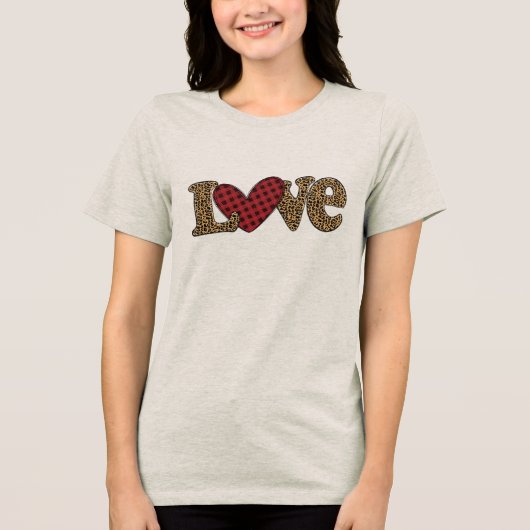 ラブハート トライブレンドTシャツ (正面)