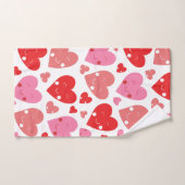 ラブハート バスタオルセット (ハンドタオル)