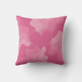 ラブハート – ピンク クッション (裏面)