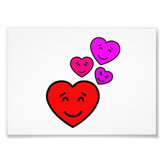 ラブハート フォトプリント            (正面)