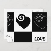 ラブハート ポストカード (正面/裏面)