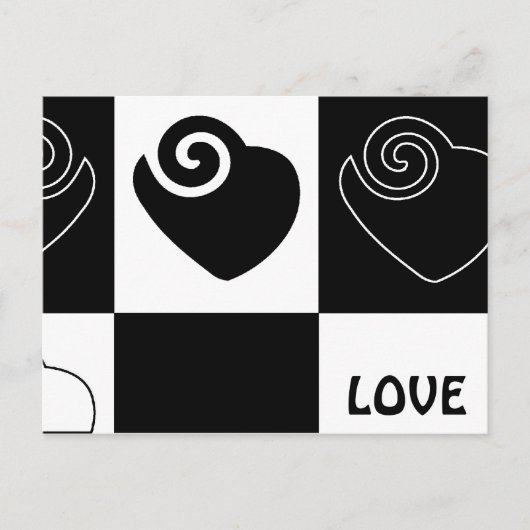 ラブハート ポストカード (正面)